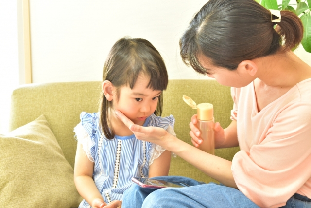 冬における子どもたちのスキンケア