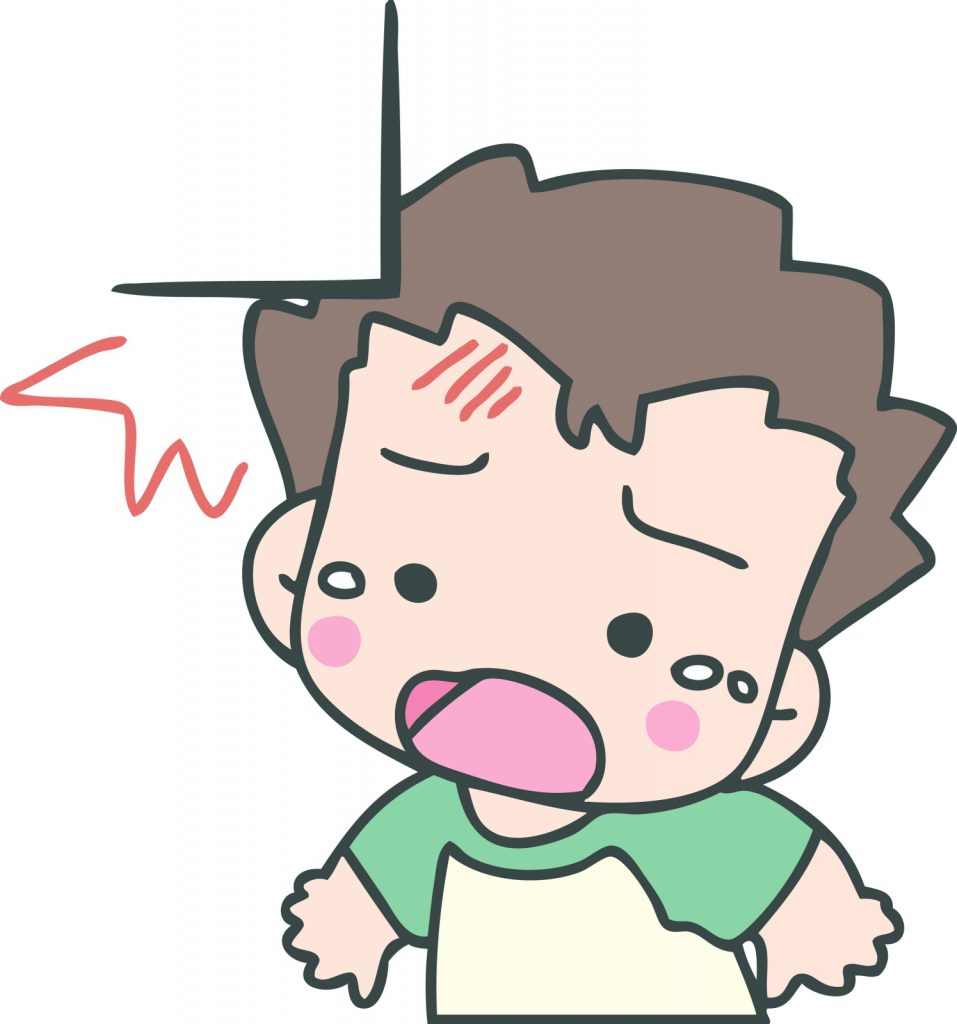 頭をうった時